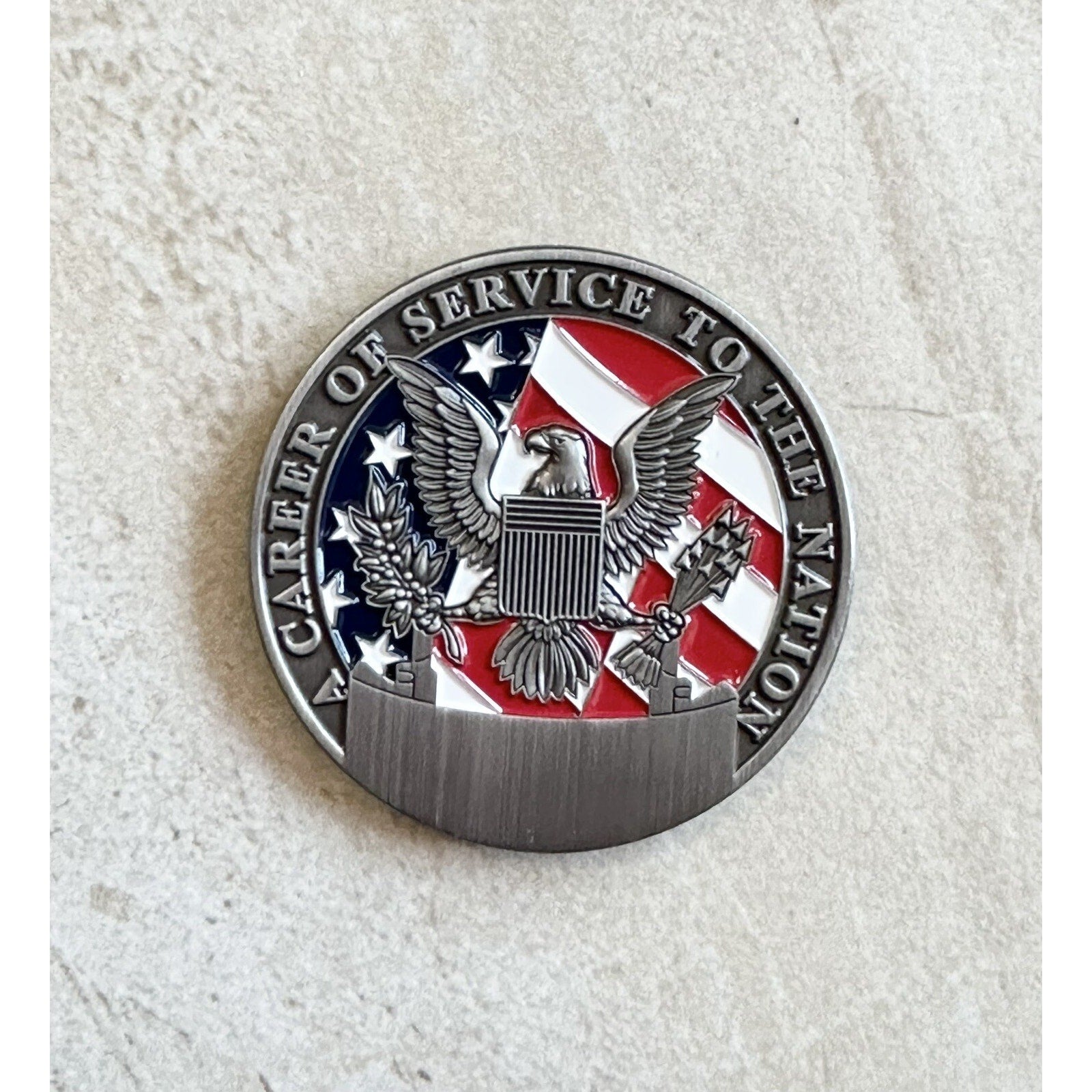 US Air Force USAF Retired . New Fast Shipping. 45mm w/ Achievement Award