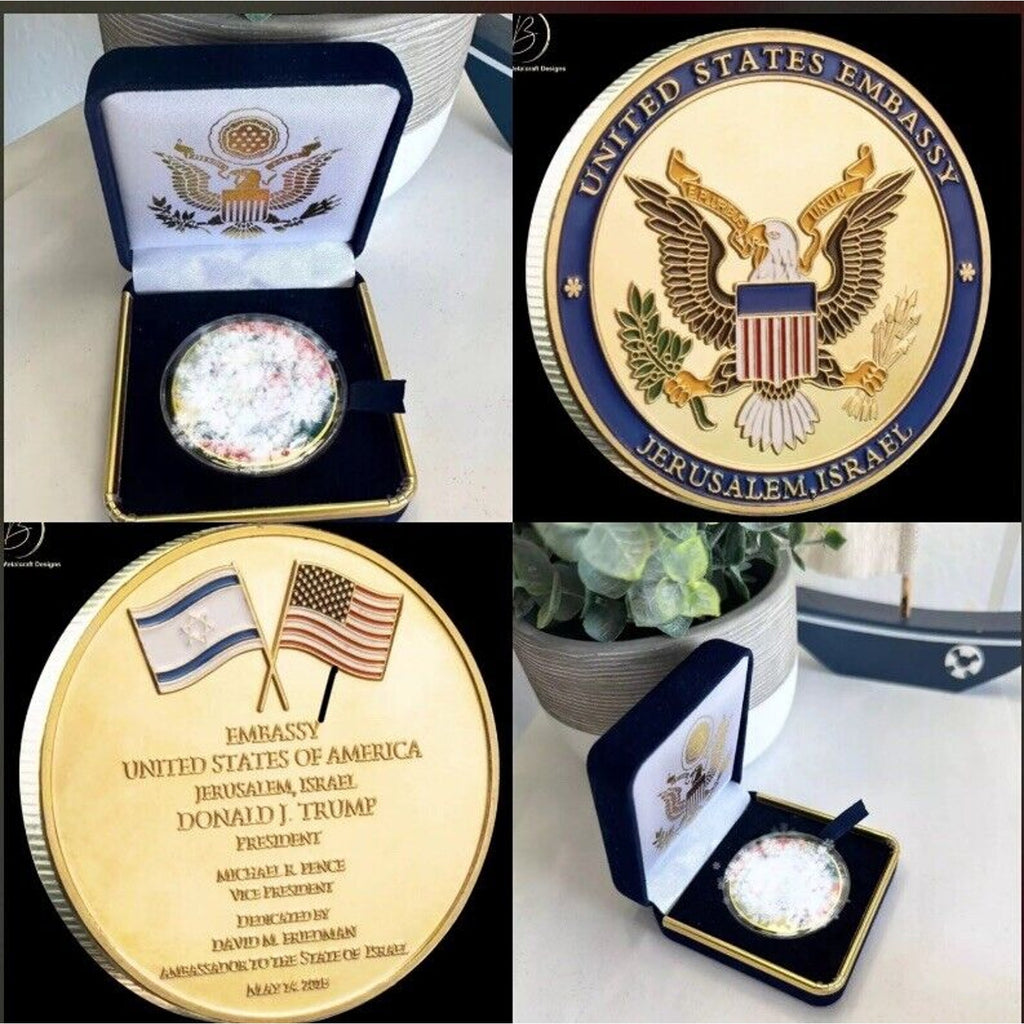 President Trump Declaration US Embassy Jerusalem Israel Presidential Gift Box