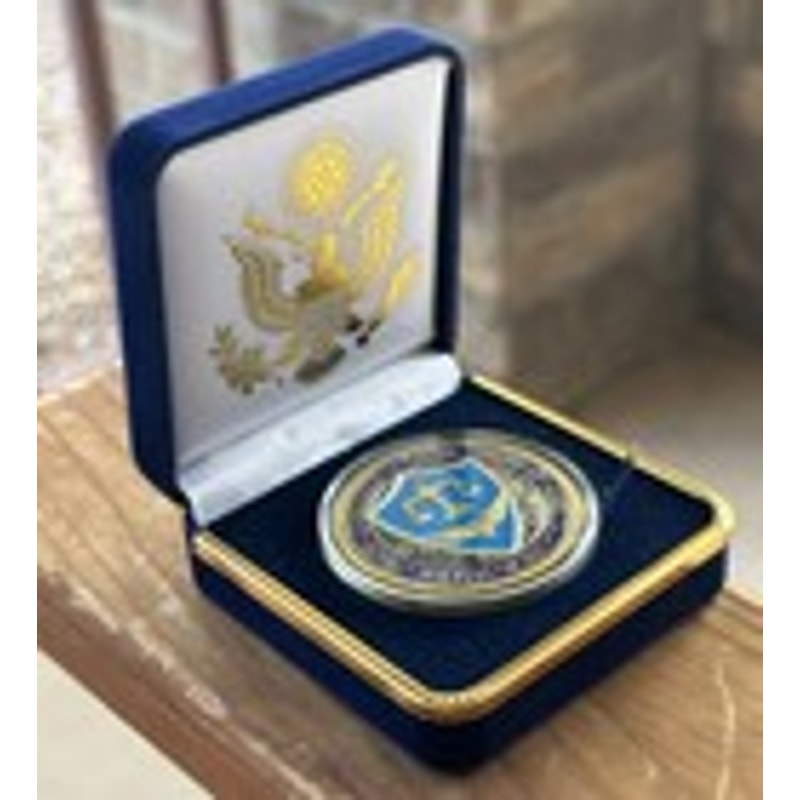 Department of Energy (DOE) Challenge Coin With Blue Velvet Case. Fast Shipping!