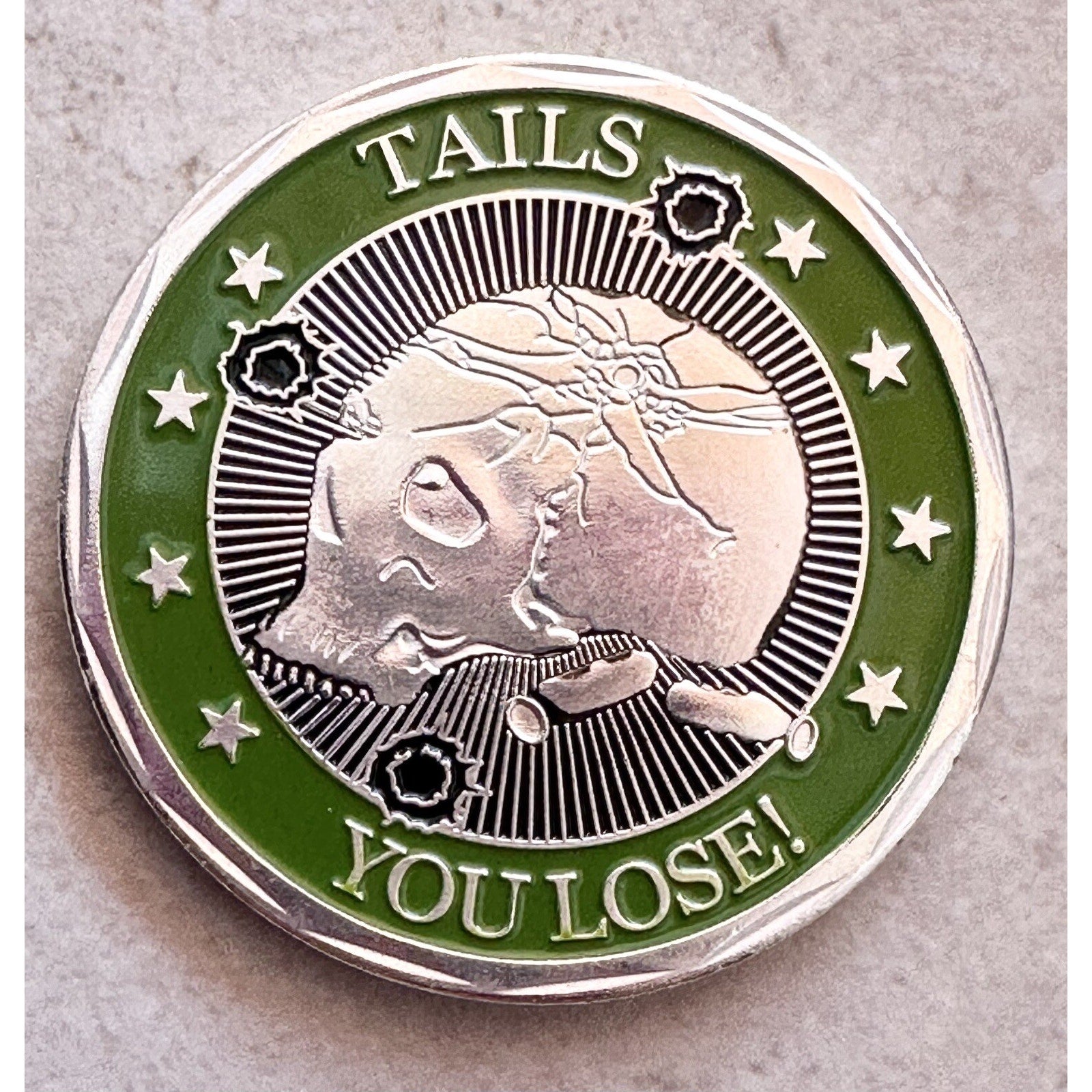 * HEADS WE WIN TAILS YOU LOSE SNIPER ARMY NAVY AIR FORCE w/ Retirement Award