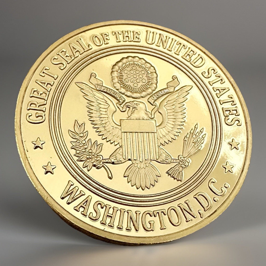 Nuclear Regulatory Commission Challenge Coin With Blue Velvet Case