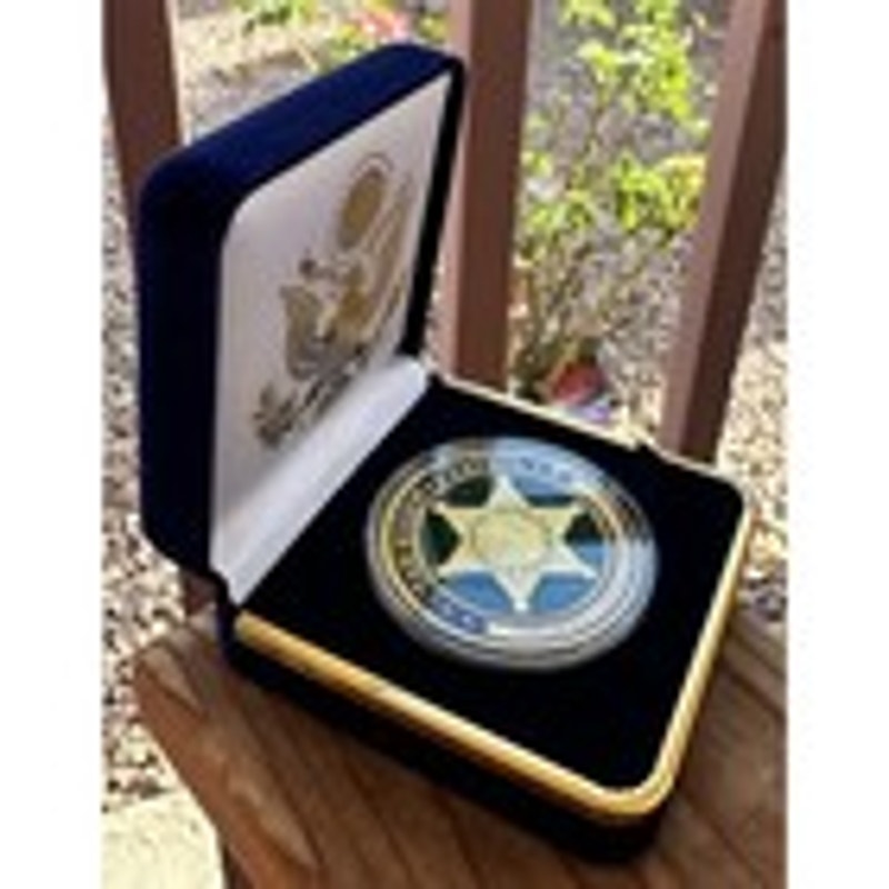 Utah Highway Patrol Challenge Coin With Blue Velvet Case. New! Fast Shipping!