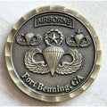 US Army 82nd Airborne Jump School Wings Badge Challenge Coin