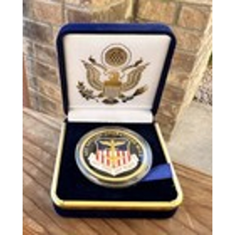 Department of Energy (DOE) Challenge Coin With Blue Velvet Case. Fast Shipping!