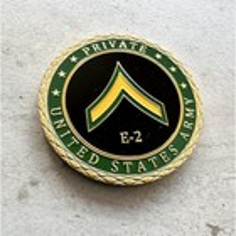 U.S. Army Sergeant E-5 Rank Challenge Coin. New! Fast Shipping! Perfect Gift!