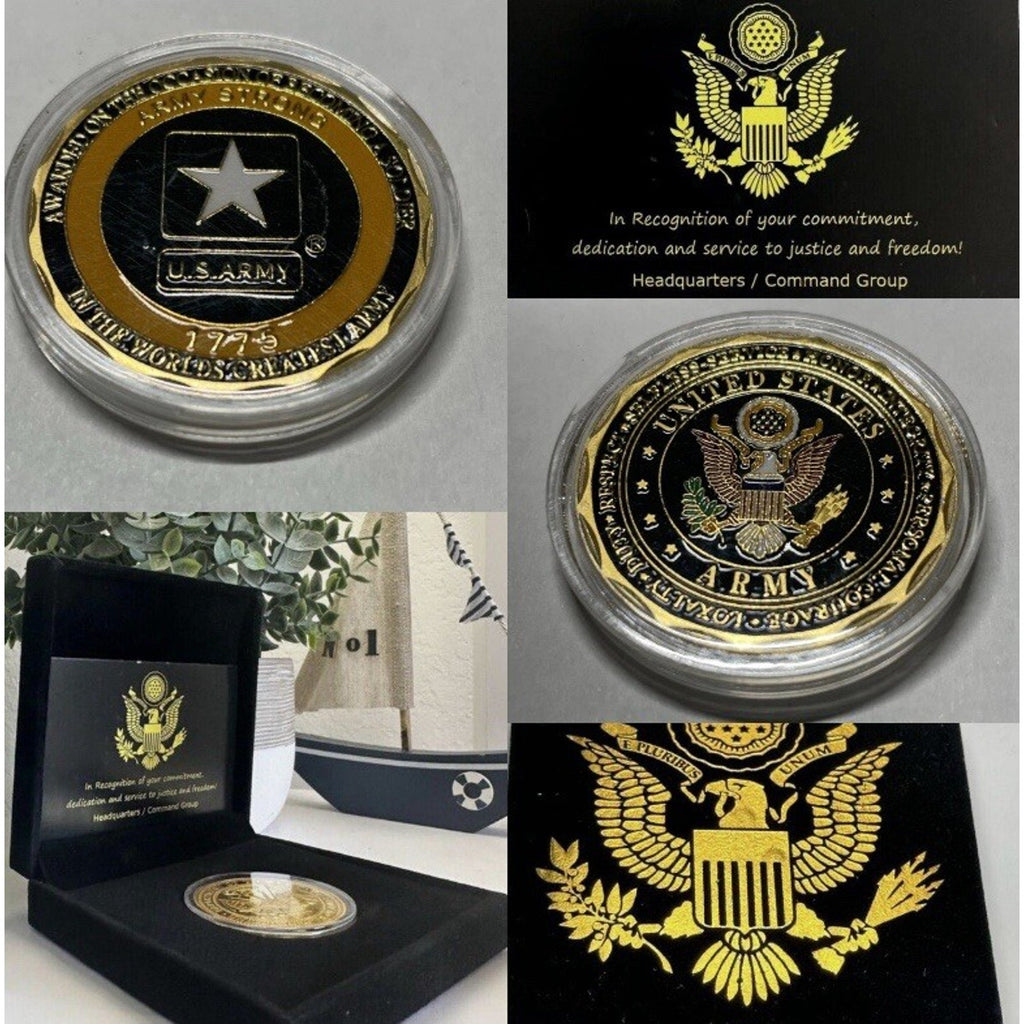 1775 Army Strong Coin With Retirement Award