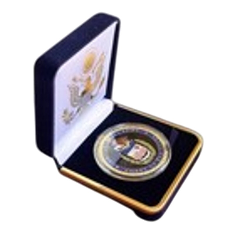 Department of Energy (DOE) Challenge Coin With Blue Velvet Case. Fast Shipping!