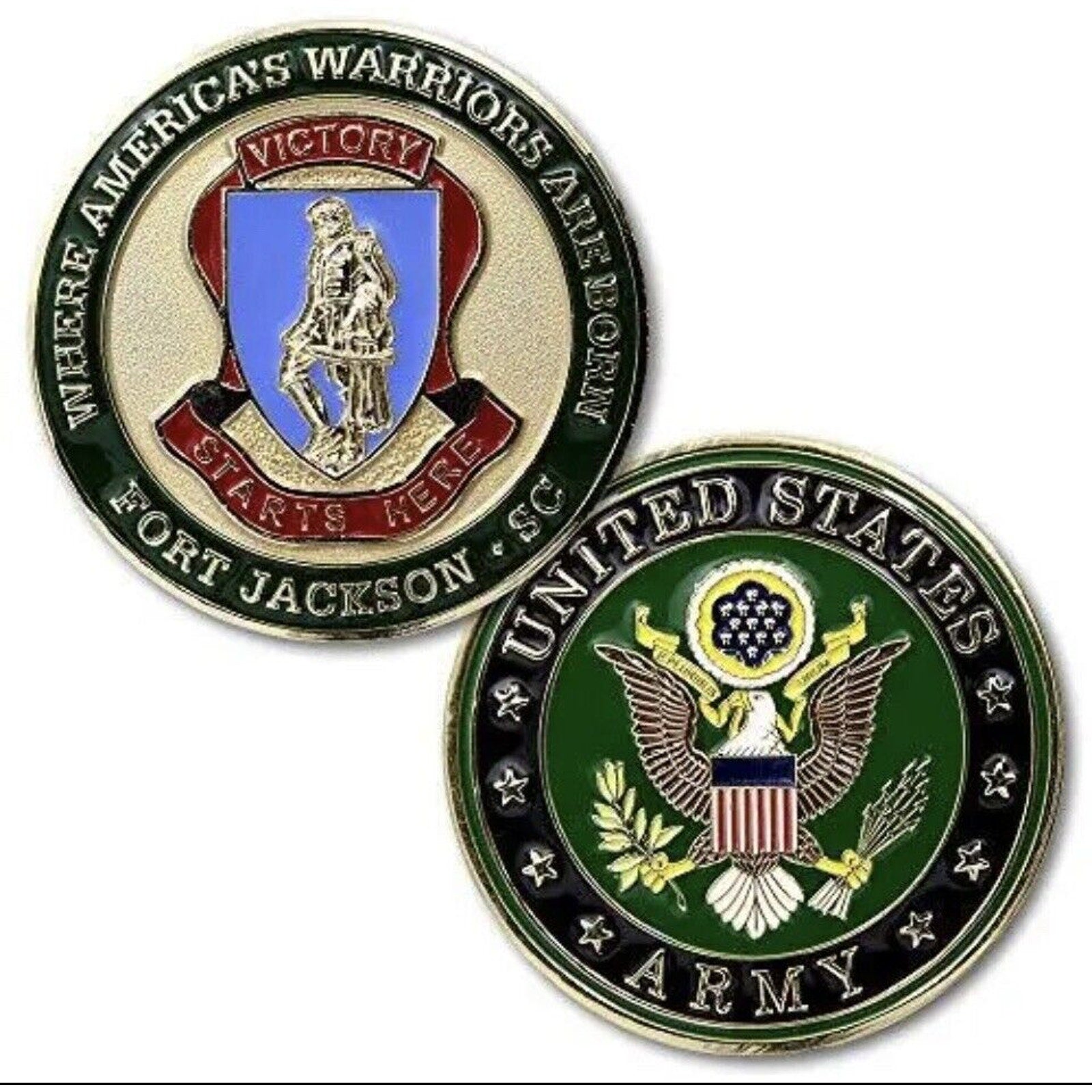 U.S. Army Training Center Fort Jackson, SC Challenge Coin