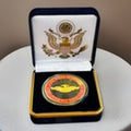 Department of Energy (DOE) Challenge Coin With Blue Velvet Case. Fast Shipping!