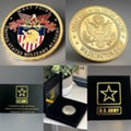 Challenge Coin West Point Duty Honor Country Coin With Army Case. Great Gift!