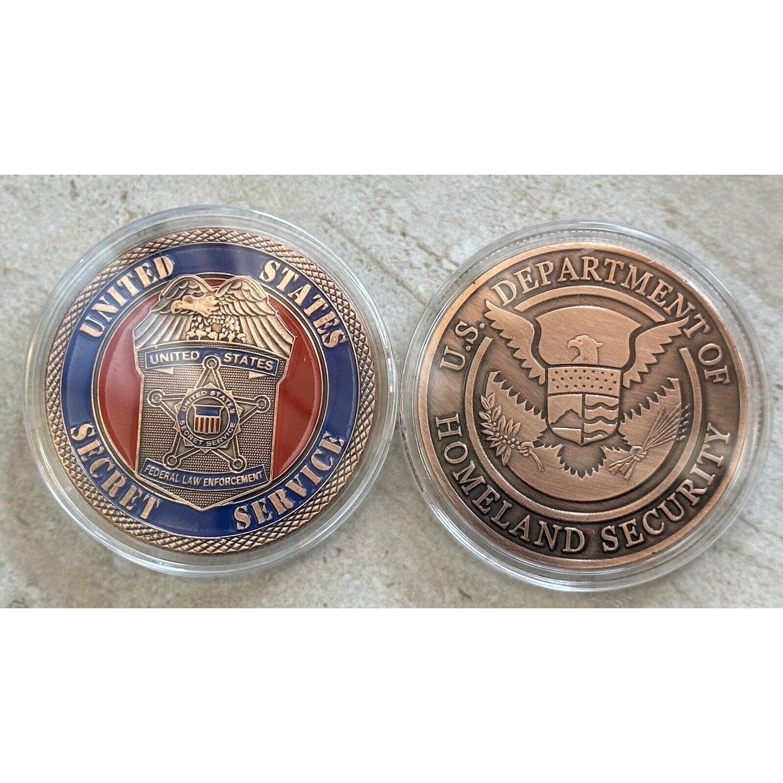 UNITED STATES SECRET SERVICE DOHS CHALLENGE COIN. Fast Shipping
