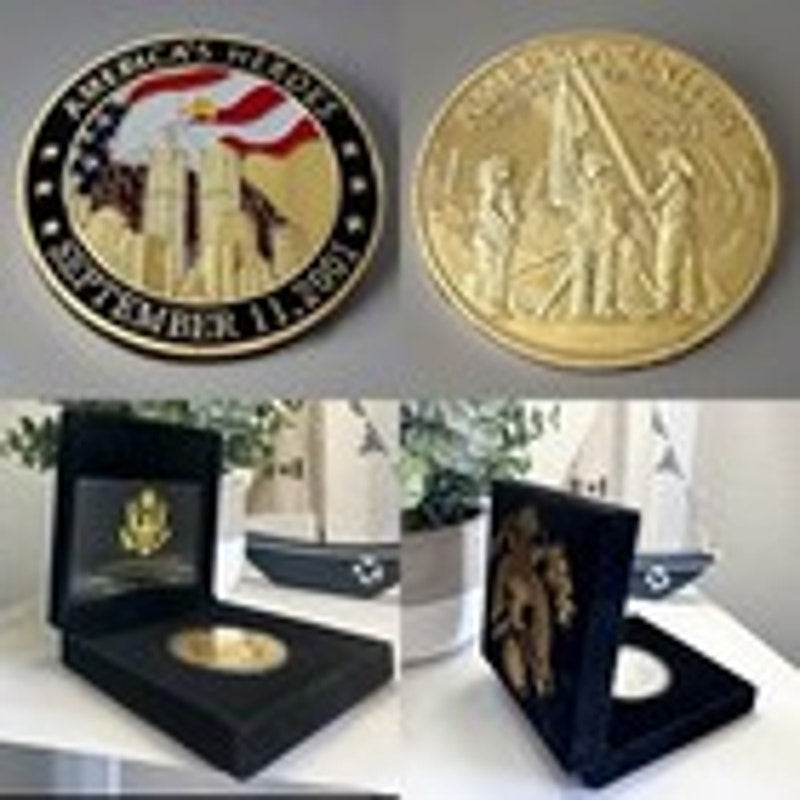 September 11th United We Stand Challenge coin 9/11 Never Forget collectible coin