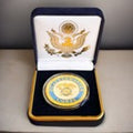 Department of Energy (DOE) Challenge Coin With Blue Velvet Case. Fast Shipping!