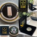 Challenge Coin Army Rank First Lieutenant Coin Come W Special Army Velvet Case