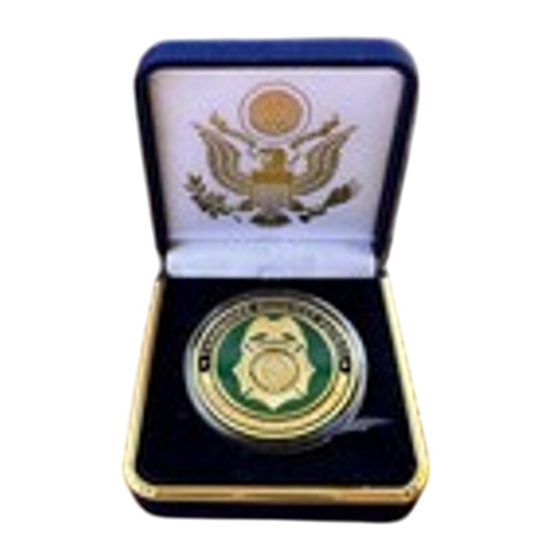 Department of Energy (DOE) Challenge Coin With Blue Velvet Case. Fast Shipping!