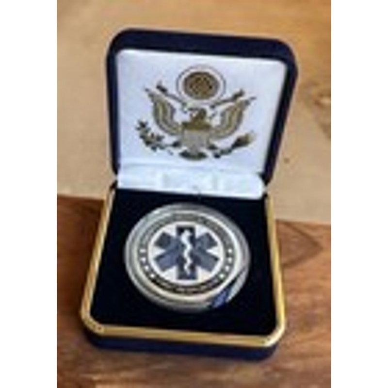 Department of Energy (DOE) Challenge Coin With Blue Velvet Case. Fast Shipping!