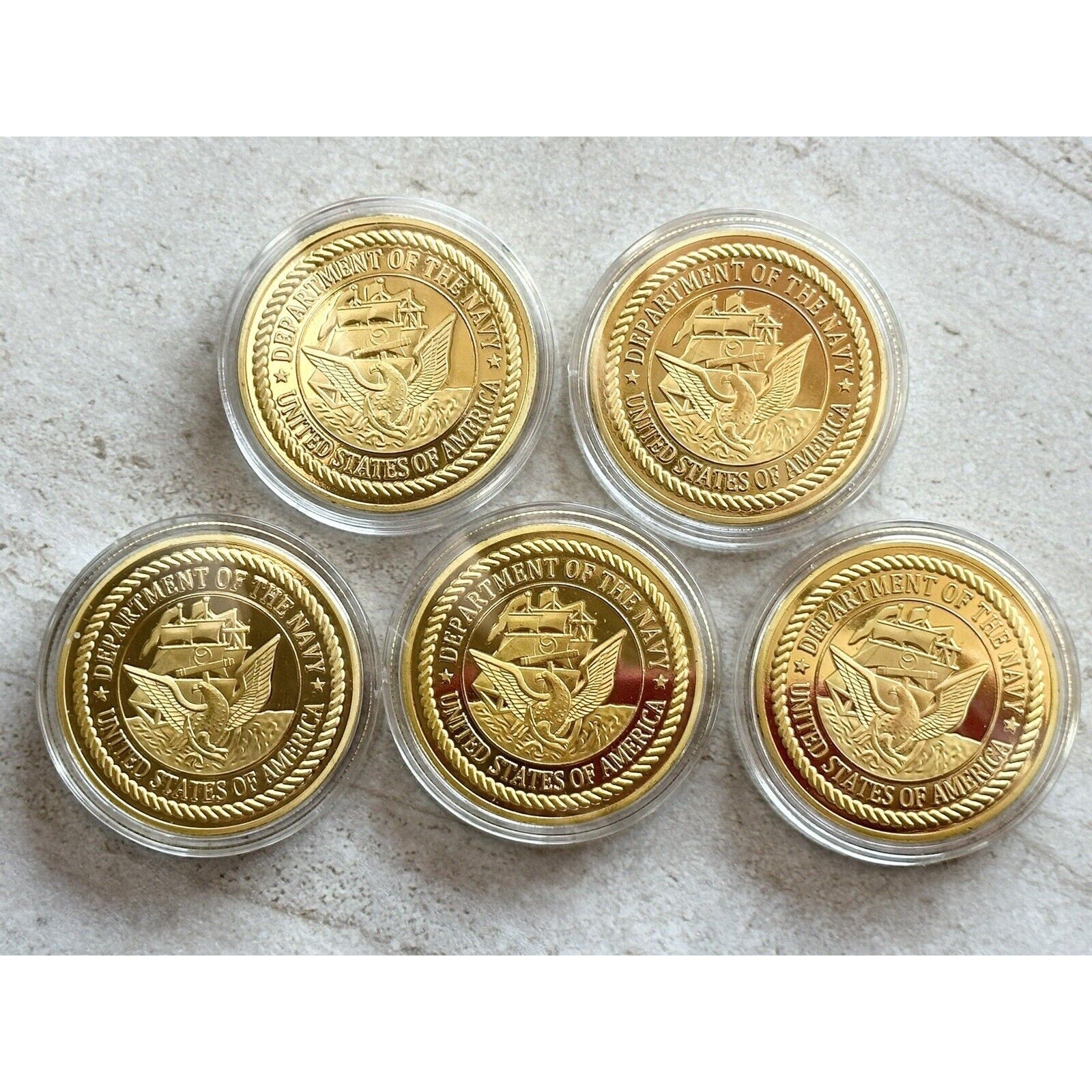 5 PCS Seal Team Two, Four, Five, Six, Ten US NAVY NAVAL Special Operations SF