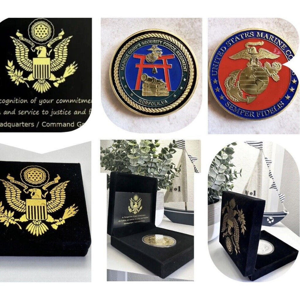 Marine Corps Security Force Regiment Challenge Coin USMC