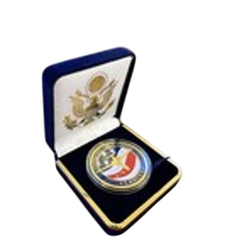 Department of Energy (DOE) Challenge Coin With Blue Velvet Case. Fast Shipping!