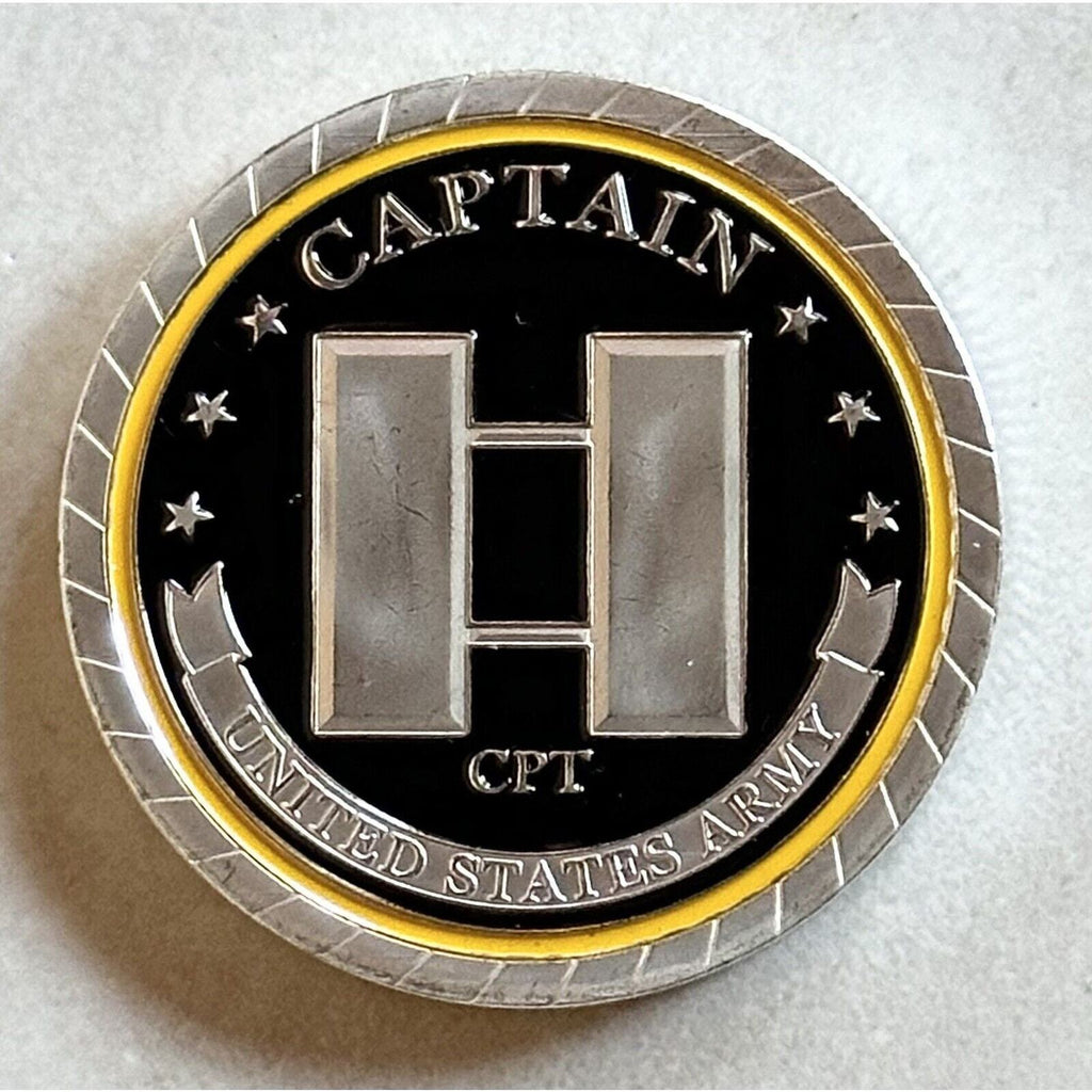 2PCS X US ARMY CAPTAIN RANK CHALLENGE COIN MILITARY