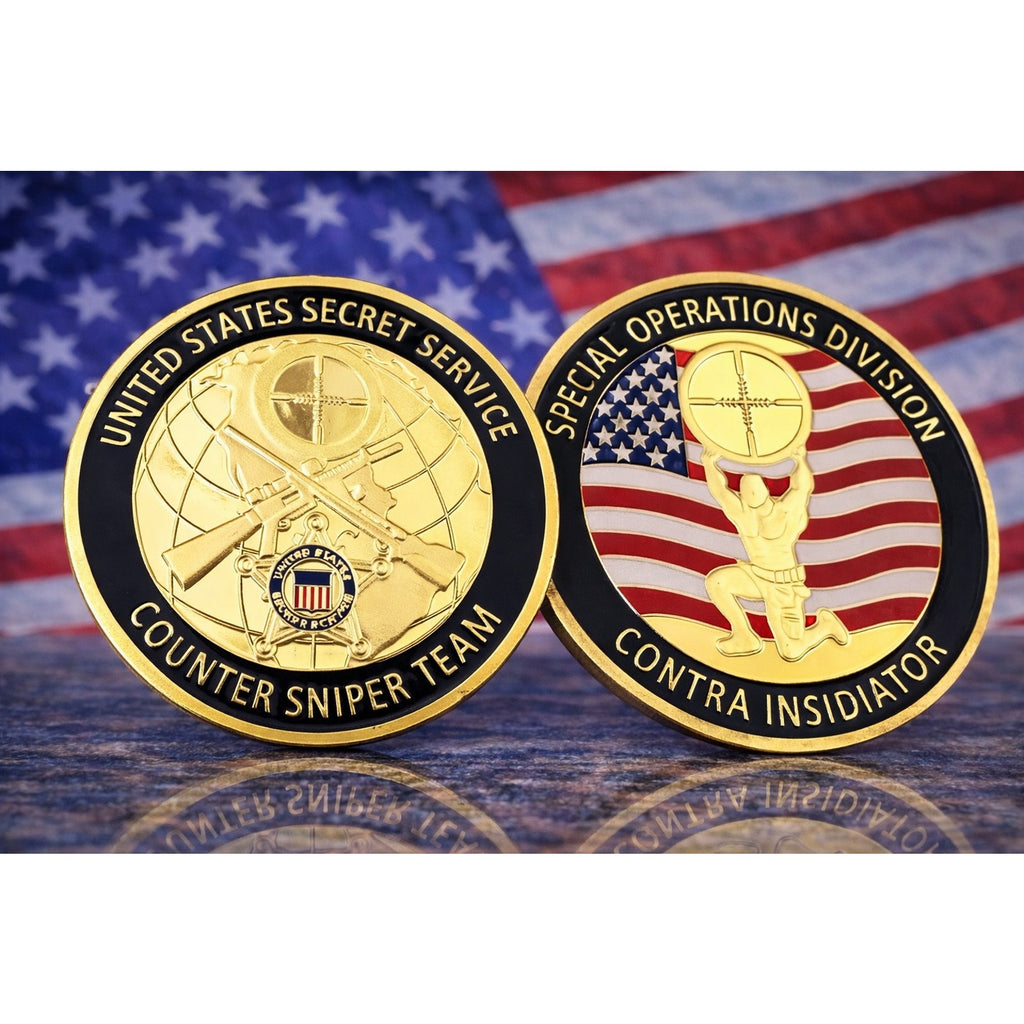 U S Secret Service Counter Sniper Team Challenge Coin ·FAST SHIPPING· ·NEW·