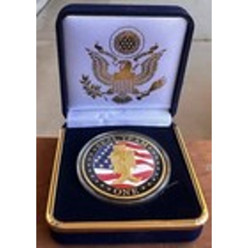 Department of Energy (DOE) Challenge Coin With Blue Velvet Case. Fast Shipping!