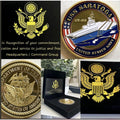 US NAVY - USS SARATOGA - CV-60 - Challenge Coin USA Strike Carrier