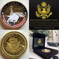 US NAVY - Naval Carrier USS CORAL SEA CV-43 Coin With Retirement Award