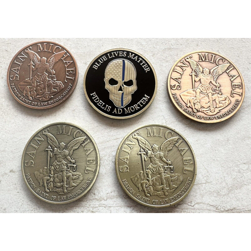 5 x Pcs Police officer badge challenge coin New. Fast Shipping