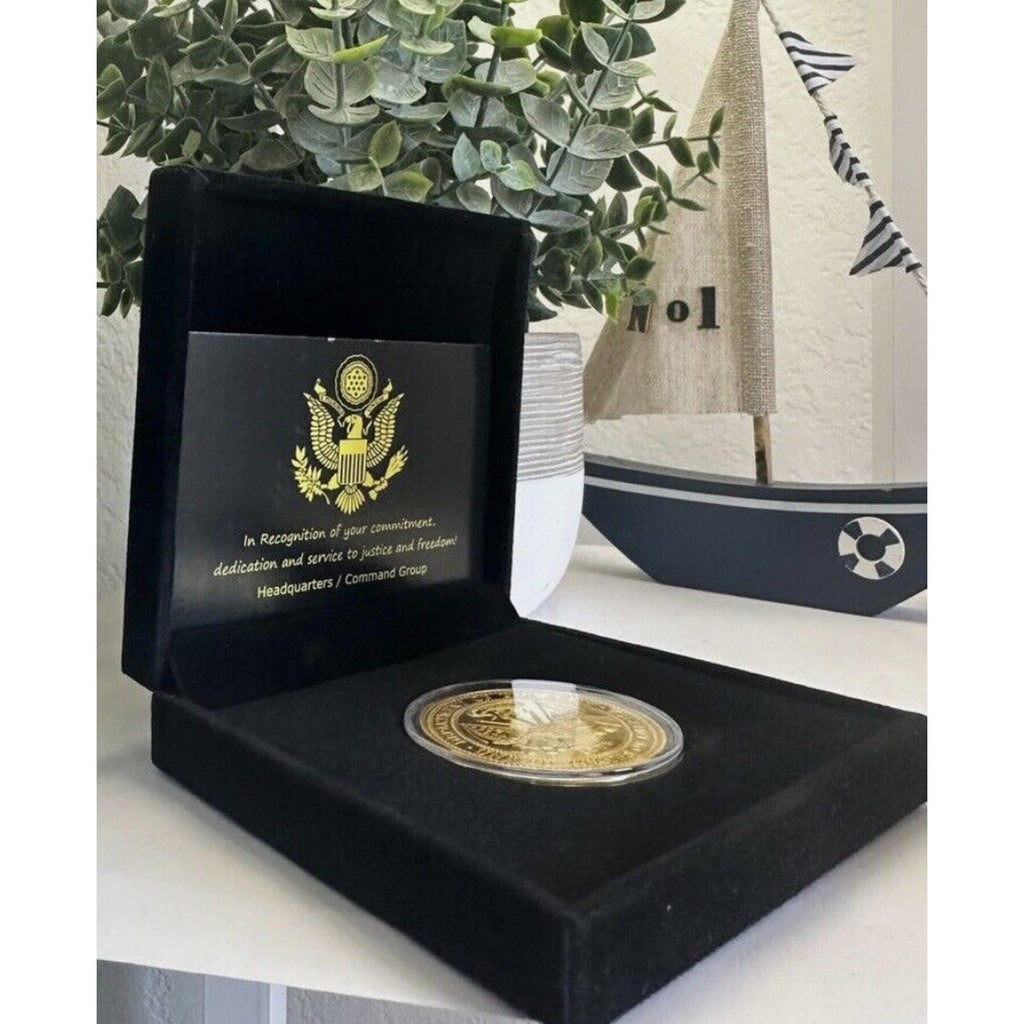 City of Baltimore Police Dept Challenge Coin With Retirement Award