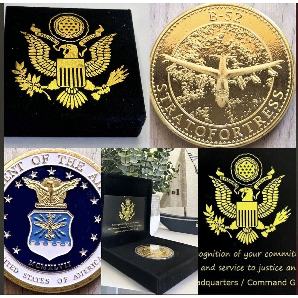 U S AIR FORCE B-52 STRATOFORTRESS Challenge Coin USA F