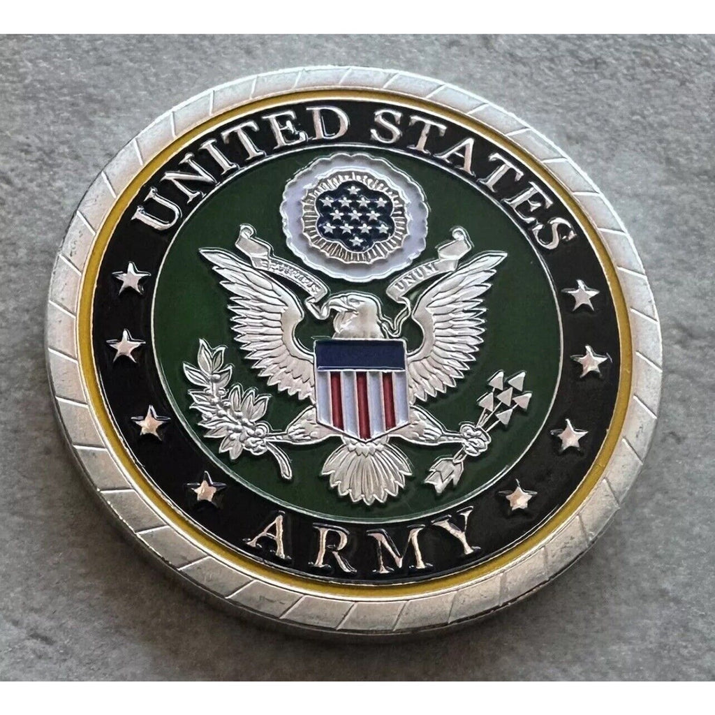 2pcs Army Rank Captain O-3 And UNITED STATES AIRBORNE CHALLENGE COIN