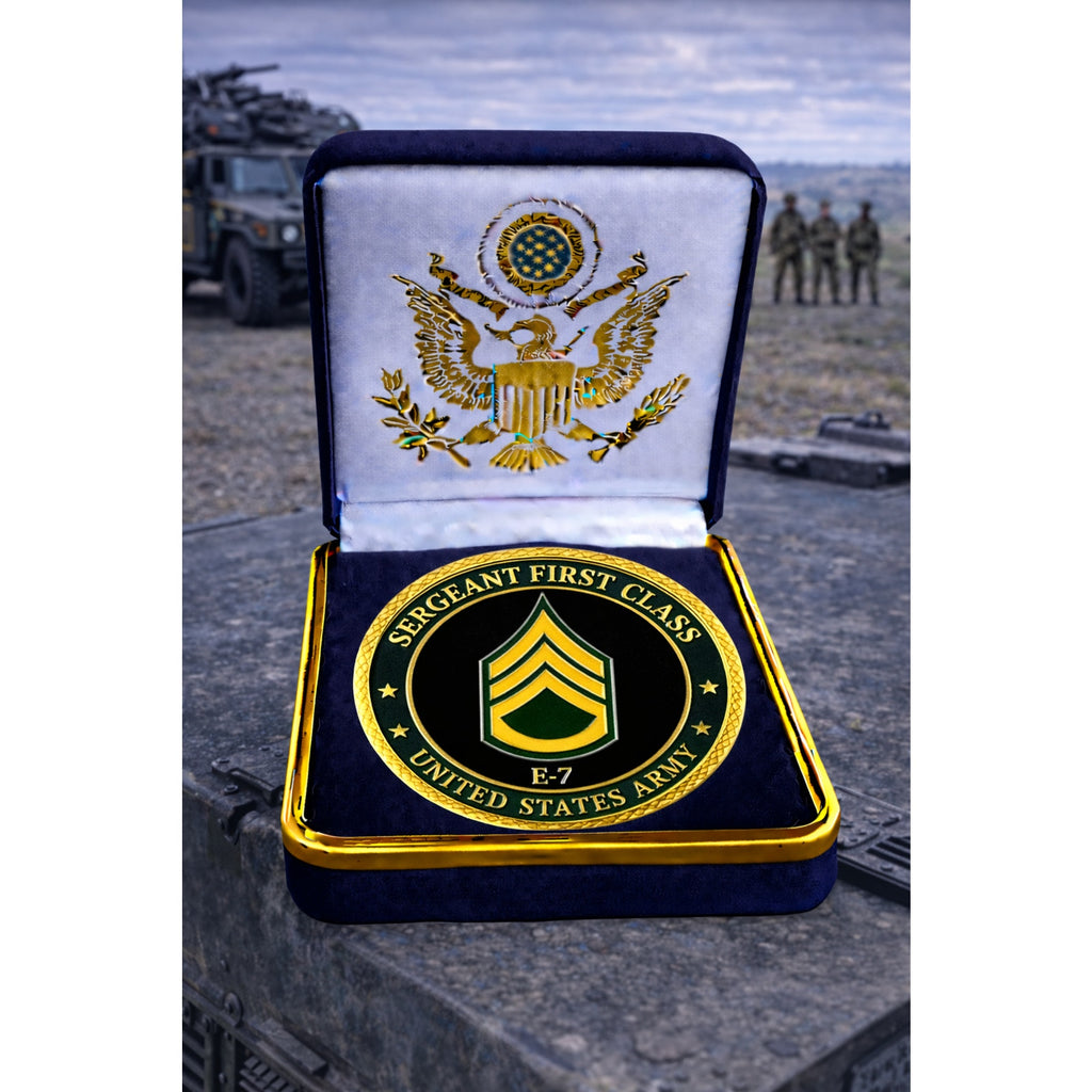 U.S. Army Sergeant First Class (SFC) E-7 Challenge Coin ·FAST SHIPPING· ·NEW·