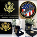 US NAVY - USS AMERICA CV-66 Naval Aircraft carrier Coin-USN