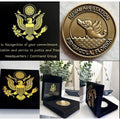 USN Navy aviation Base Challenge Coin-USN