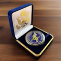 Department of Energy (DOE) Challenge Coin With Blue Velvet Case. Fast Shipping!