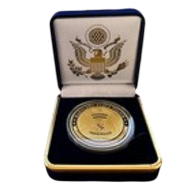 Department of Energy (DOE) Challenge Coin With Blue Velvet Case. Fast Shipping!