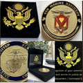 US MARINE CORPS - 4th MARINE REGIMENT Challenge Coin USA