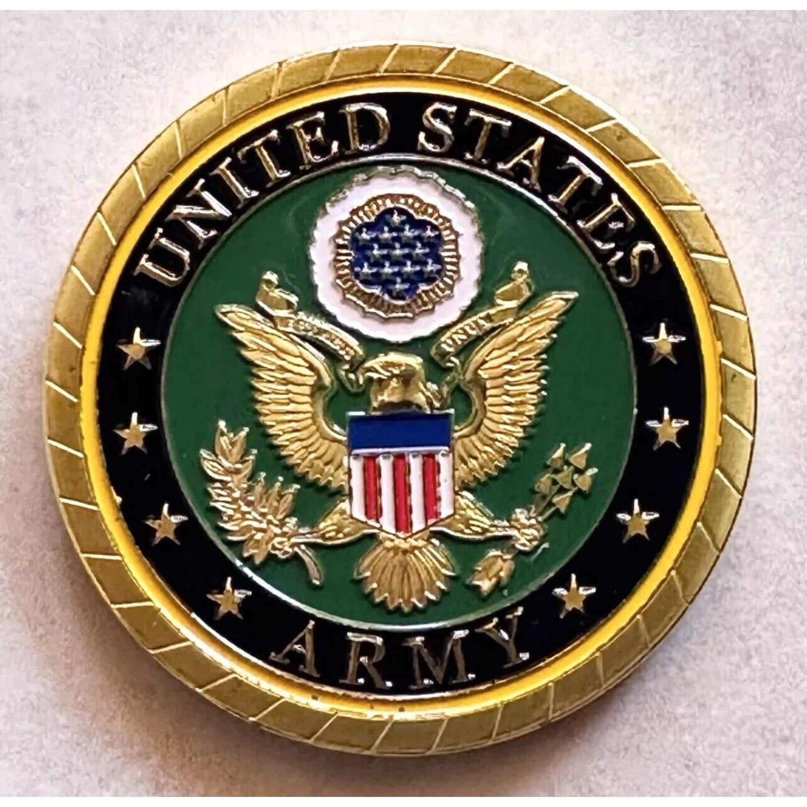 2pcs Army Rank Captain O-3 And Transportaion CORPS 1.5 CHALLENGE COINS