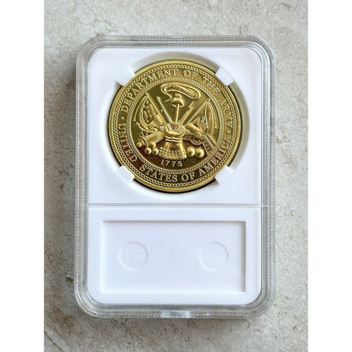 Air Defense Artillery U.S. Army Challenge Coin With Case United We Stand