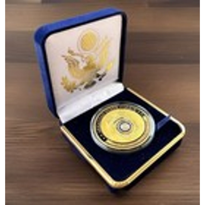 Department of Energy (DOE) Challenge Coin With Blue Velvet Case. Fast Shipping!
