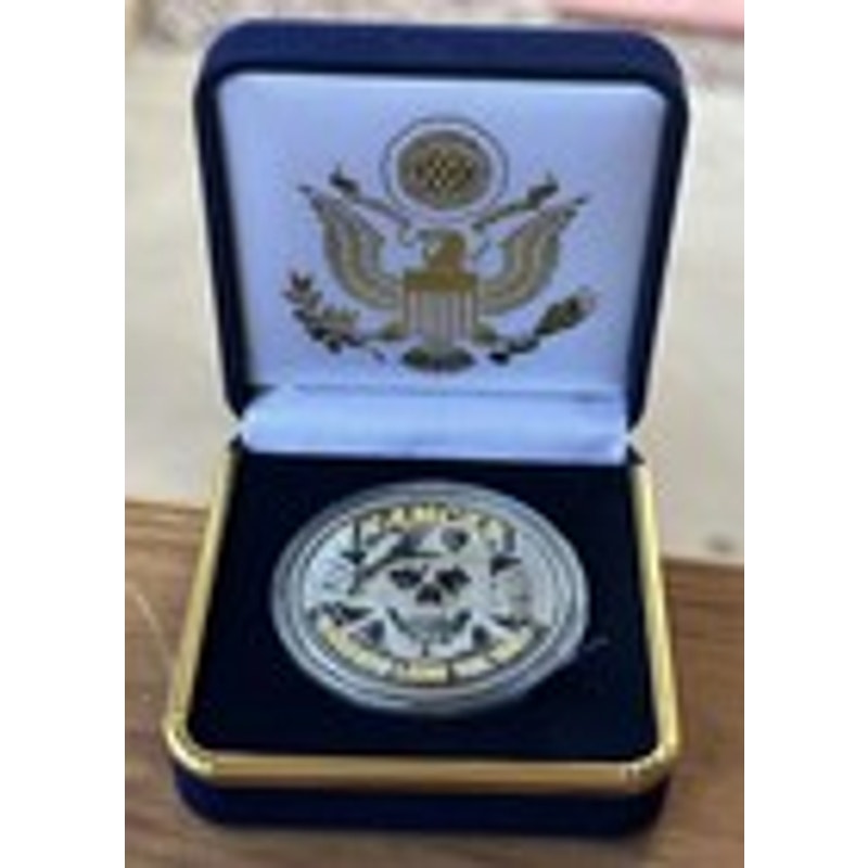 Department of Energy (DOE) Challenge Coin With Blue Velvet Case. Fast Shipping!
