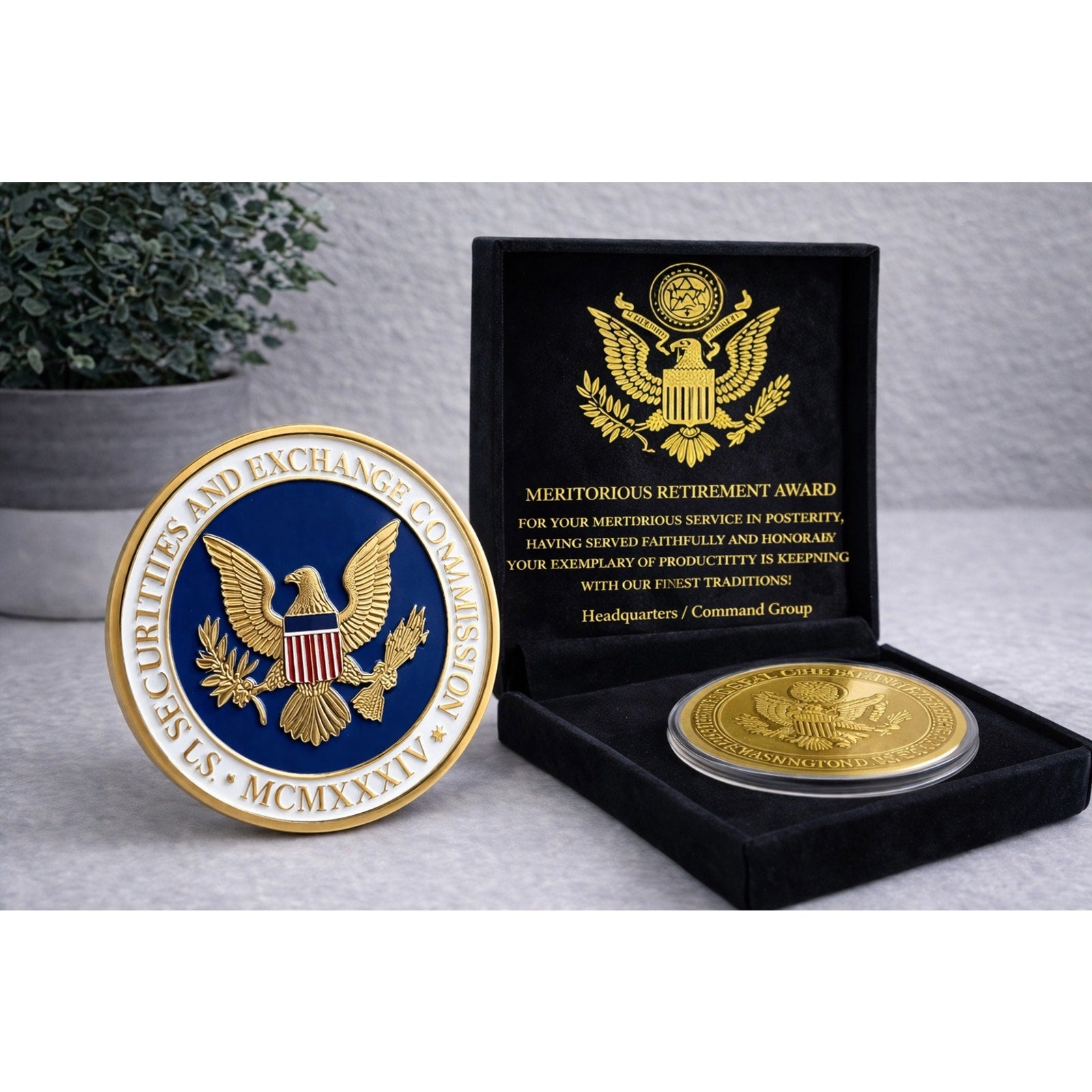 SEC-UNITED STATES SECURITIES AND EXCHANGE COMMISSION w/ Retirement Award