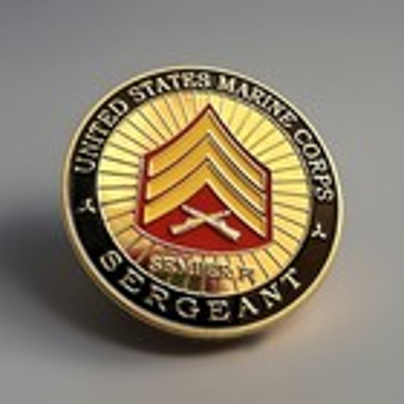 U.S. Army Sergeant E-5 Rank Challenge Coin. New! Fast Shipping! Perfect Gift!