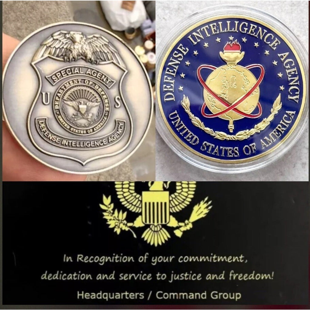 2Pcs Special Agent Intelligence Agency (DIA) Defense Clandestine Service