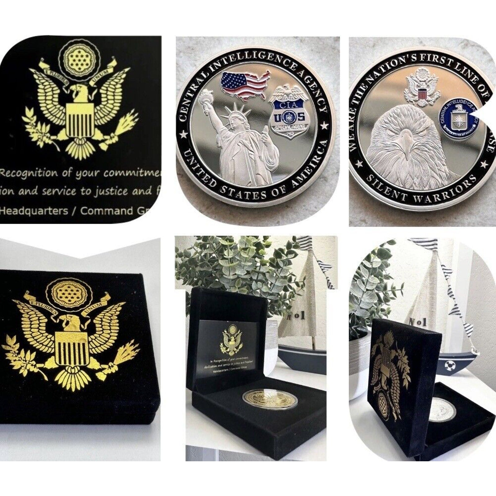 CIA Challenge Coin USA