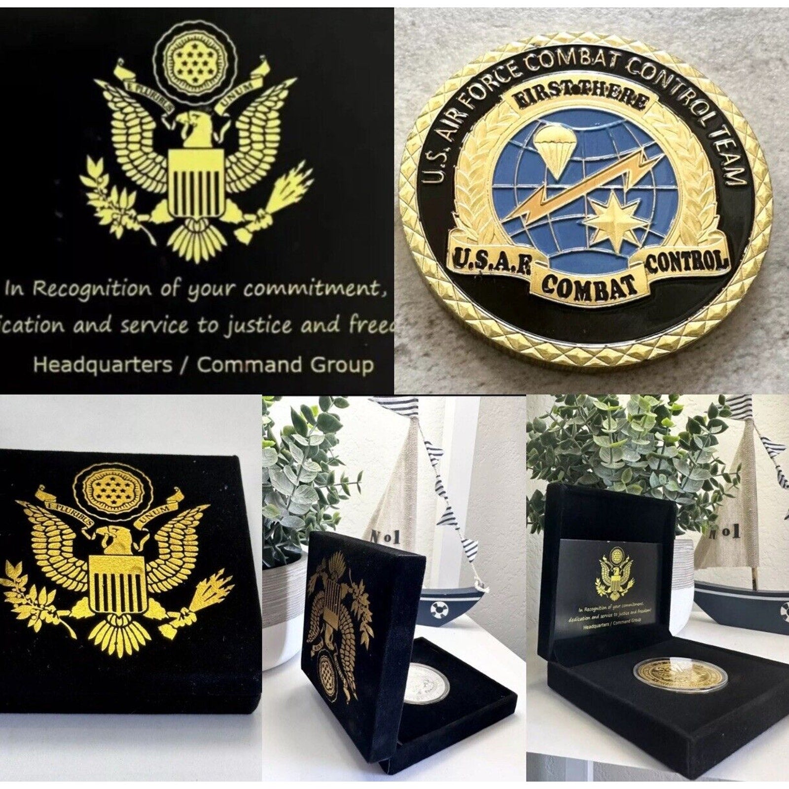 COMBAT CONTROL Team Challenge Coin United States Coin.USAF