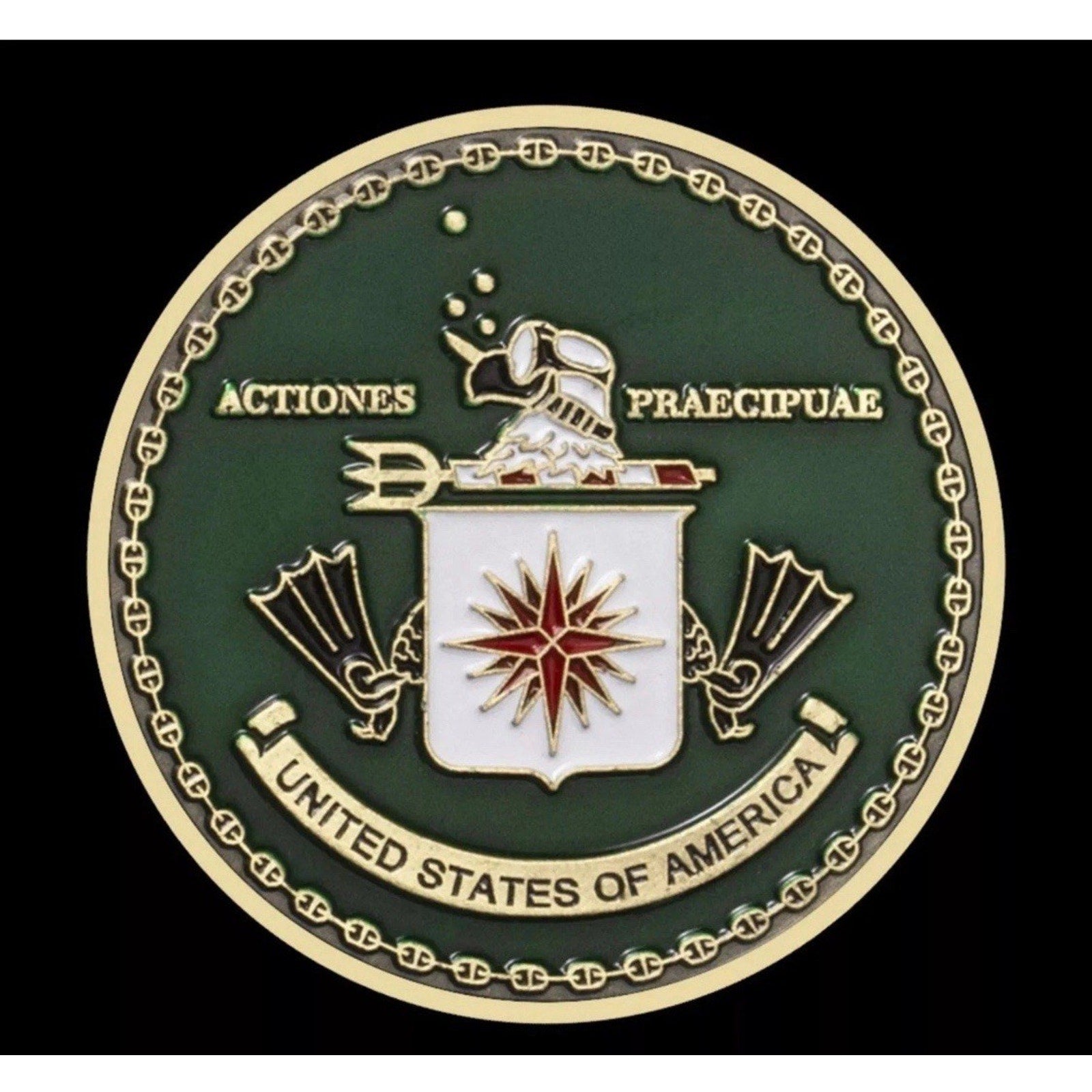 CIA SPECIAL OPERATIONS GROUP (SOG) Tertia Optio Challenge Coin USA