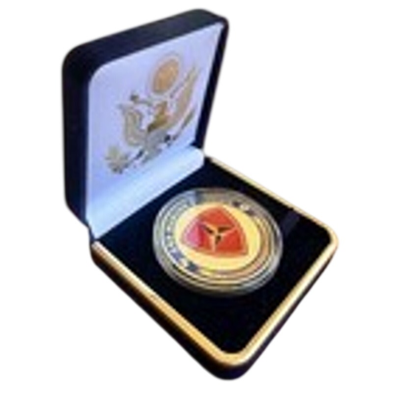 Department of Energy (DOE) Challenge Coin With Blue Velvet Case. Fast Shipping!