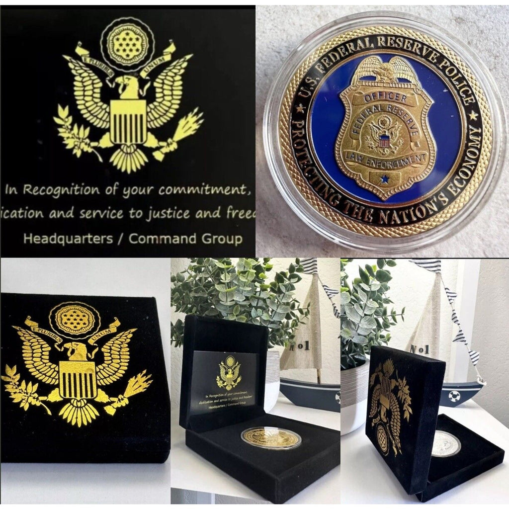 U S FEDERAL RESERVE POLICE Office Department Challenge Coin